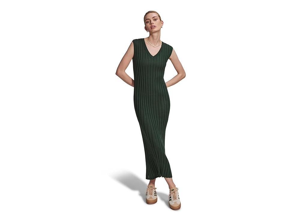 Varley Christine Knit Maxi Dress (Forest Glade) Women's Dress Product Image