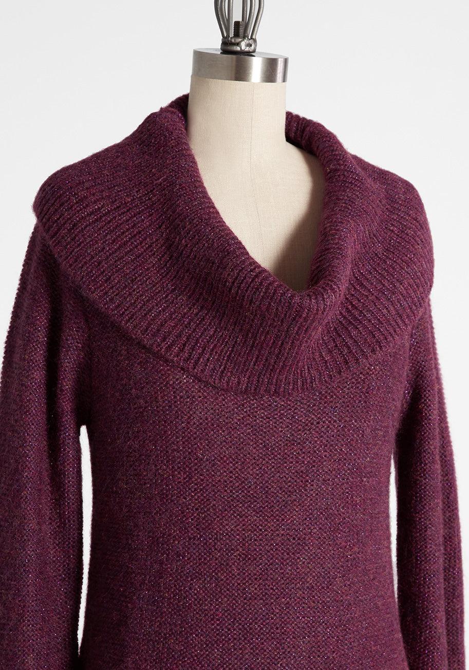 Playing It Cowl Tunic Sweater product image