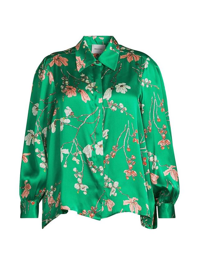 Womens Sigourney Silk Blouse Product Image