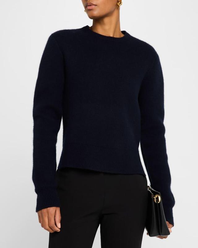 Cropped Cashmere Wool Sweater Product Image