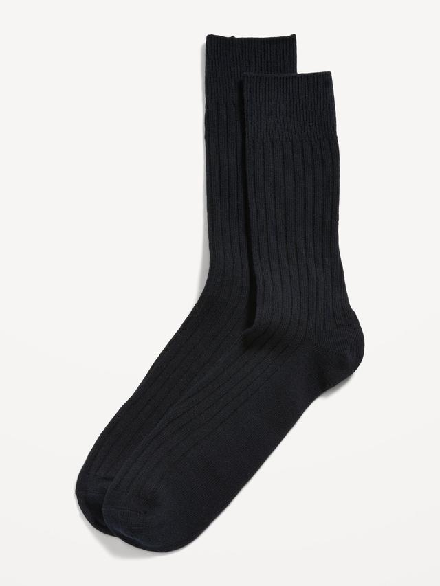 Rib-Knit Crew Socks Product Image