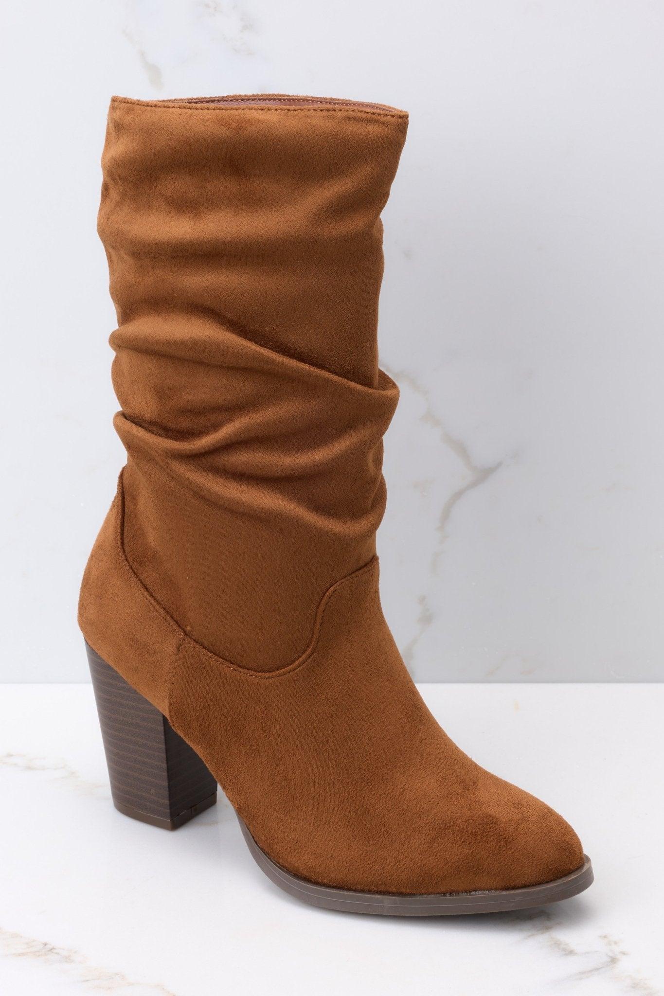 One Step At A Time Brown Boots Product Image