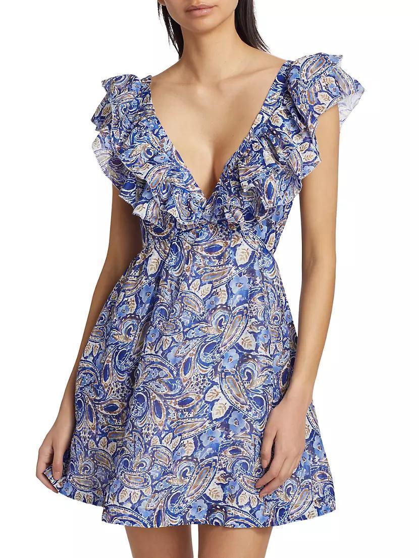 Dakota Paisley Minidress Product Image