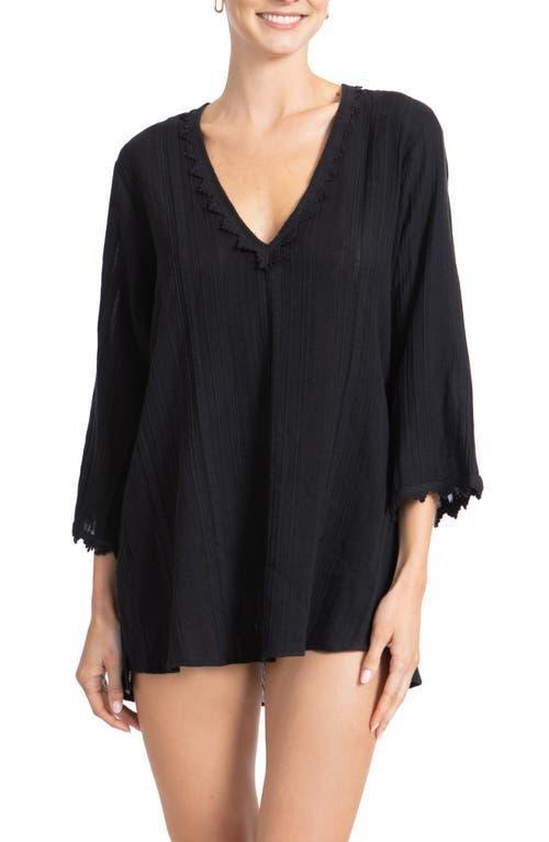 Robin Piccone Jo Lace Trim Cover-Up Tunic Product Image