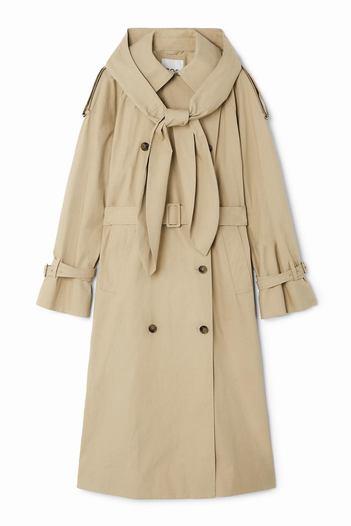 HOODED TRENCH COAT product image