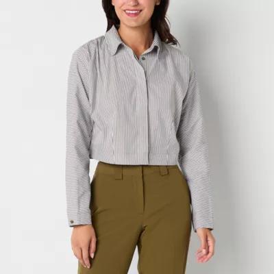 Worthington Womens Long Sleeve Blouse Product Image