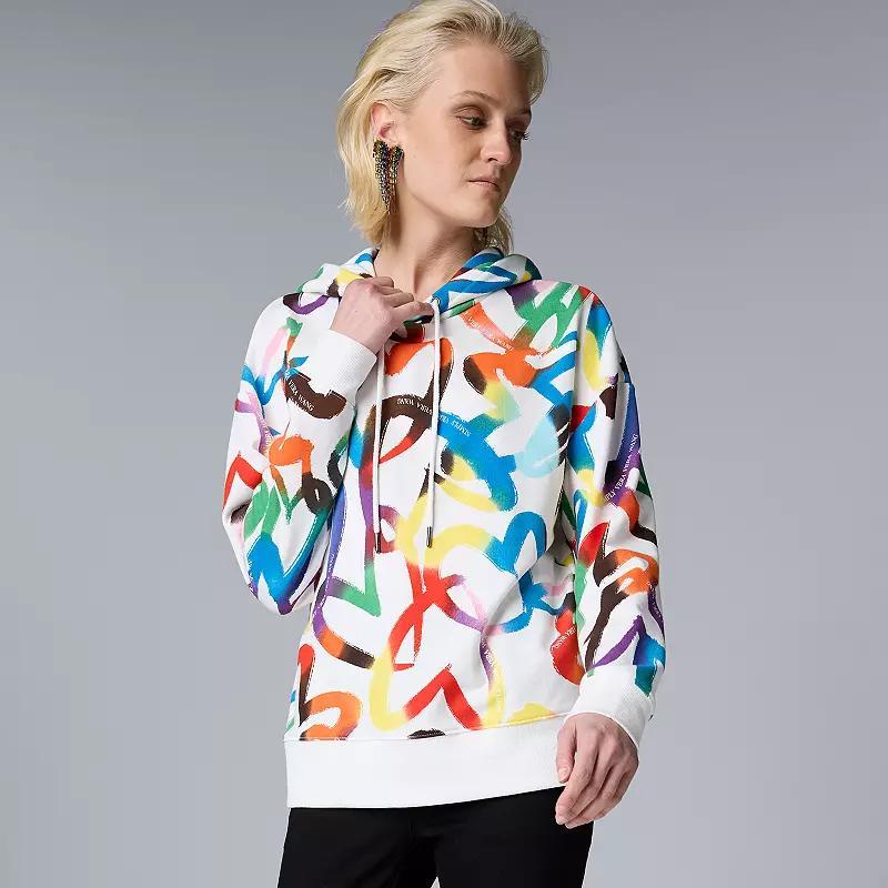 Womens Simply Vera Vera Wang Pride Graphic Hoodie product image