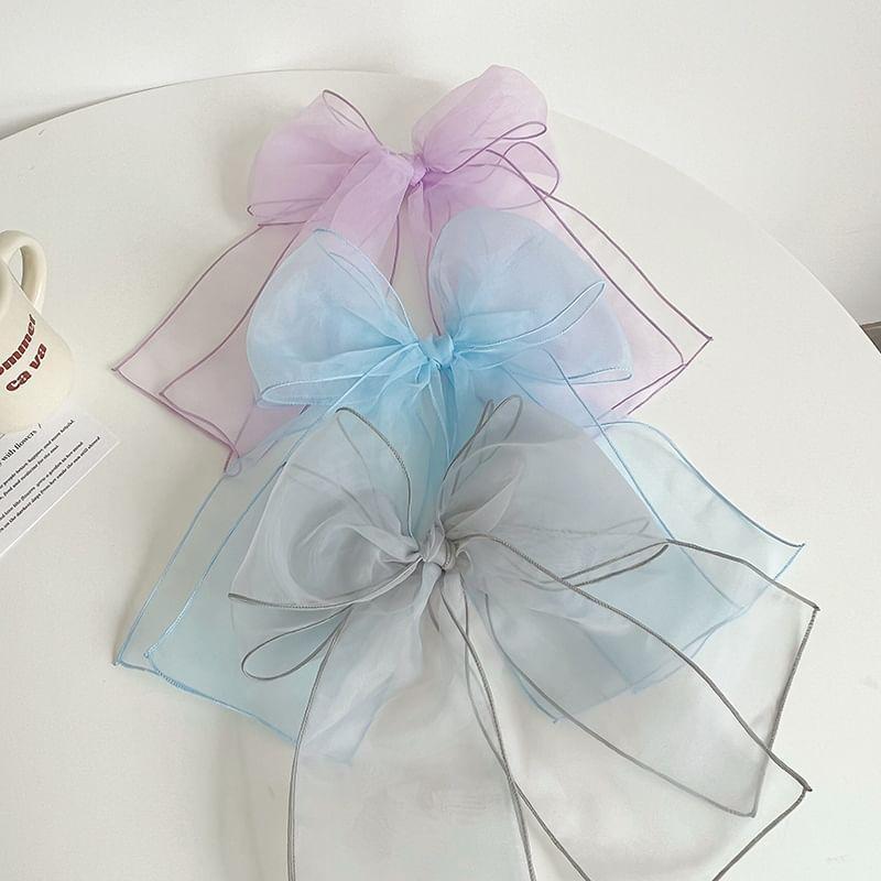 Bow Organza Hair Clip Product Image