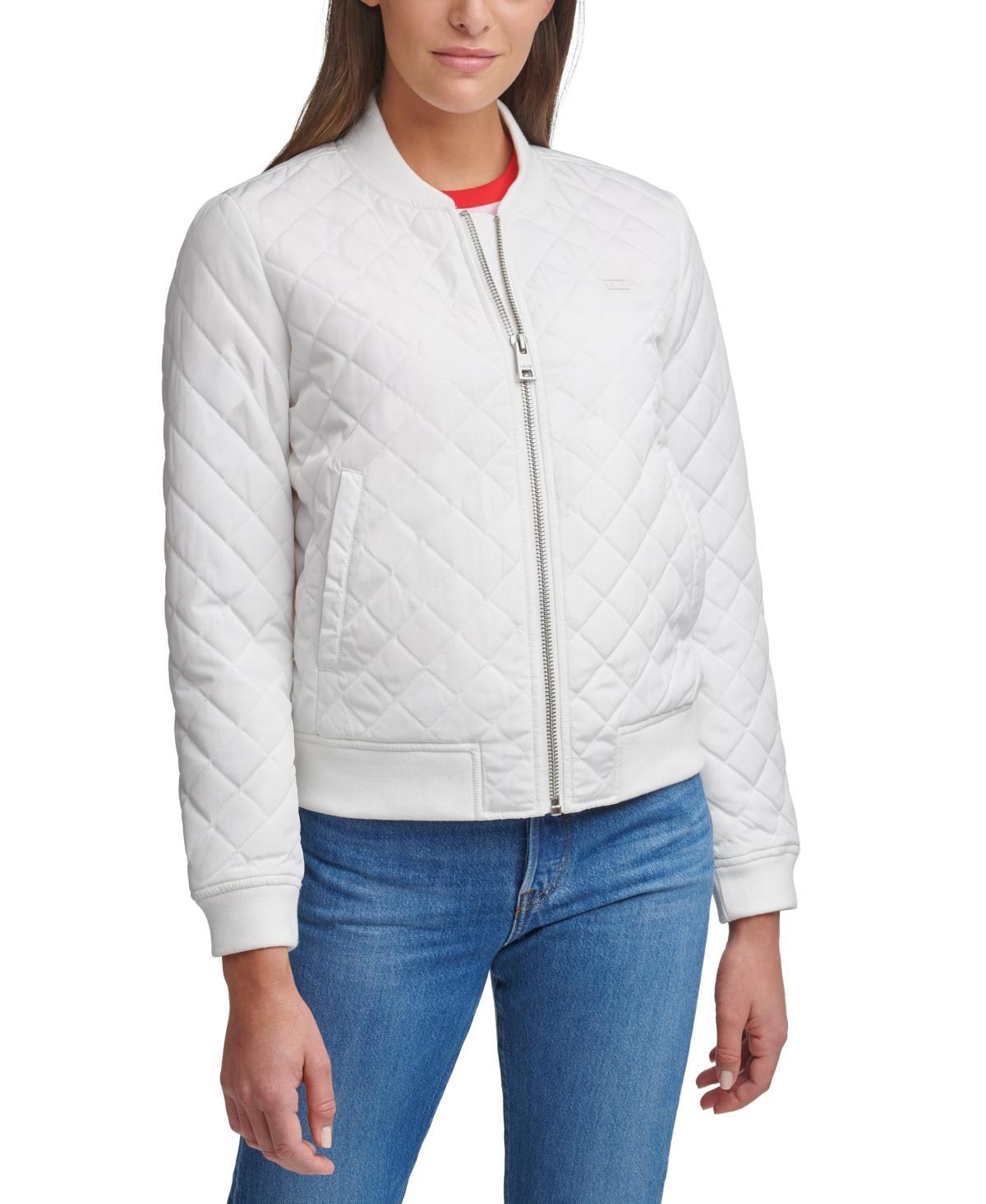 Womens Levis Diamond Quilted Bomber Jacket Product Image