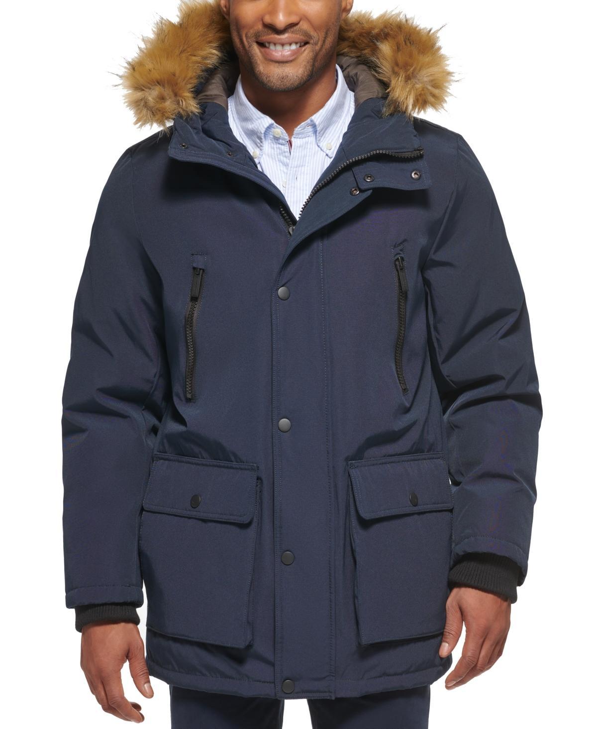 Club Room Mens Parka with a Faux Fur-Hood Jacket, Created for Macys Product Image