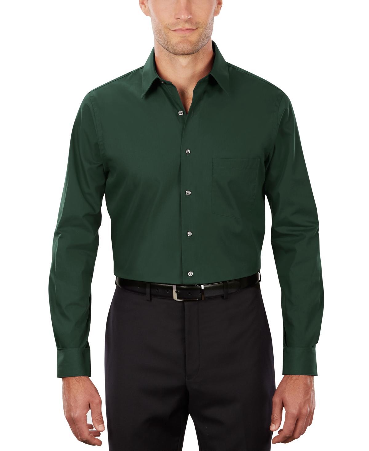 Van Heusen Mens Regular-Fit Poplin Dress Shirt Product Image