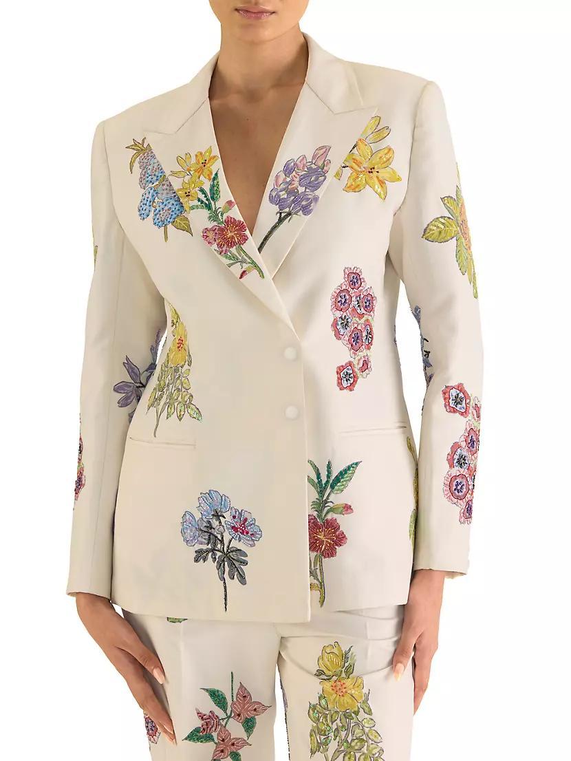 Embellished Floral Blazer Product Image