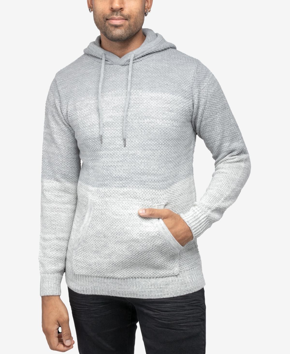 X-Ray Mens Color Blocked Hooded Sweater Product Image