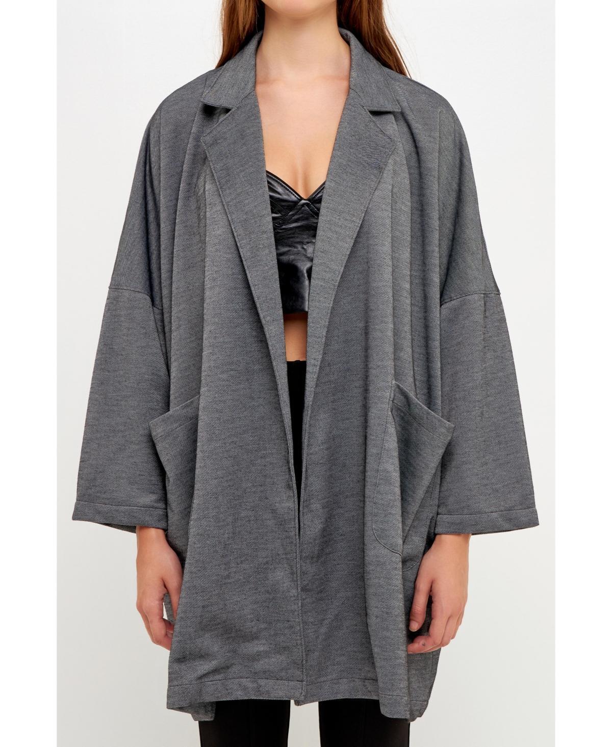 Grey Lab Womens Over Coat with Big Pocket product image