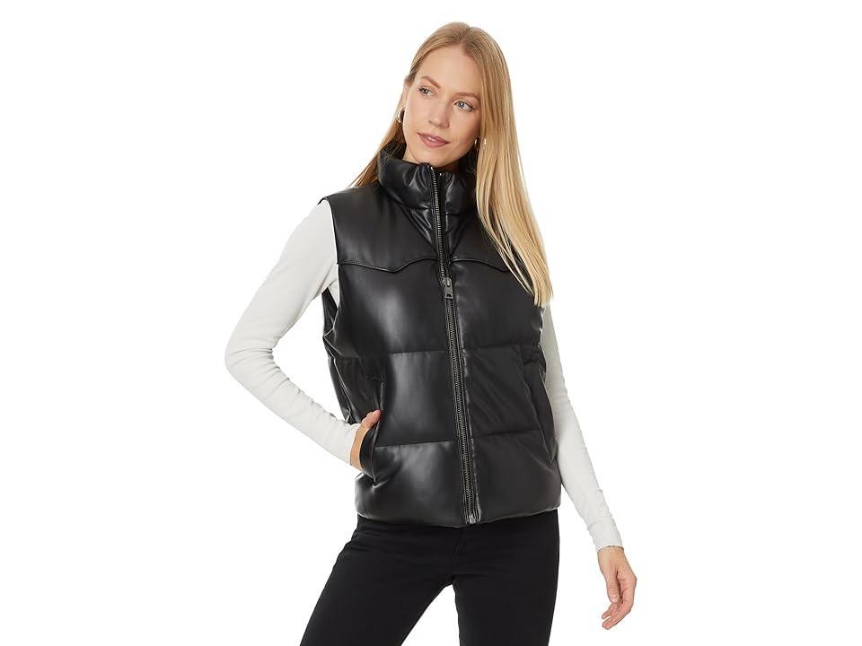 Levi's(r) Faux Leather Puffer Vest Women's Jacket product image