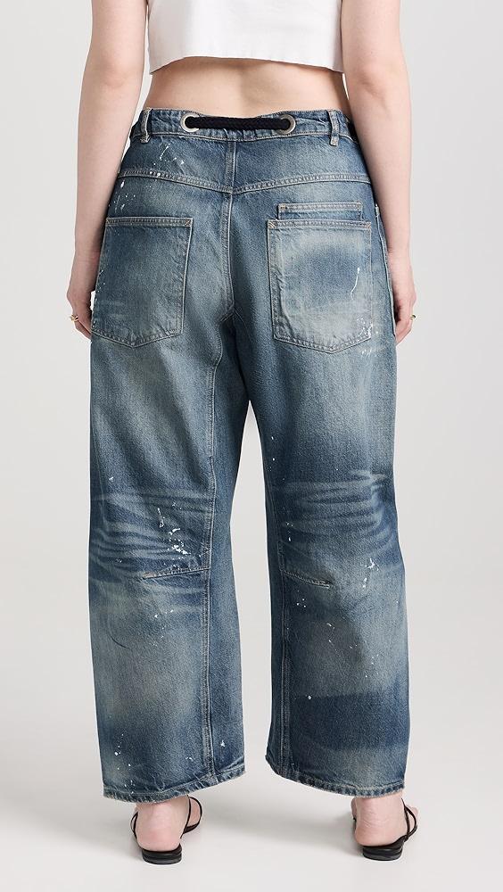 Free People Moxie Pull-On Barrel Jeans | Shopbop Product Image