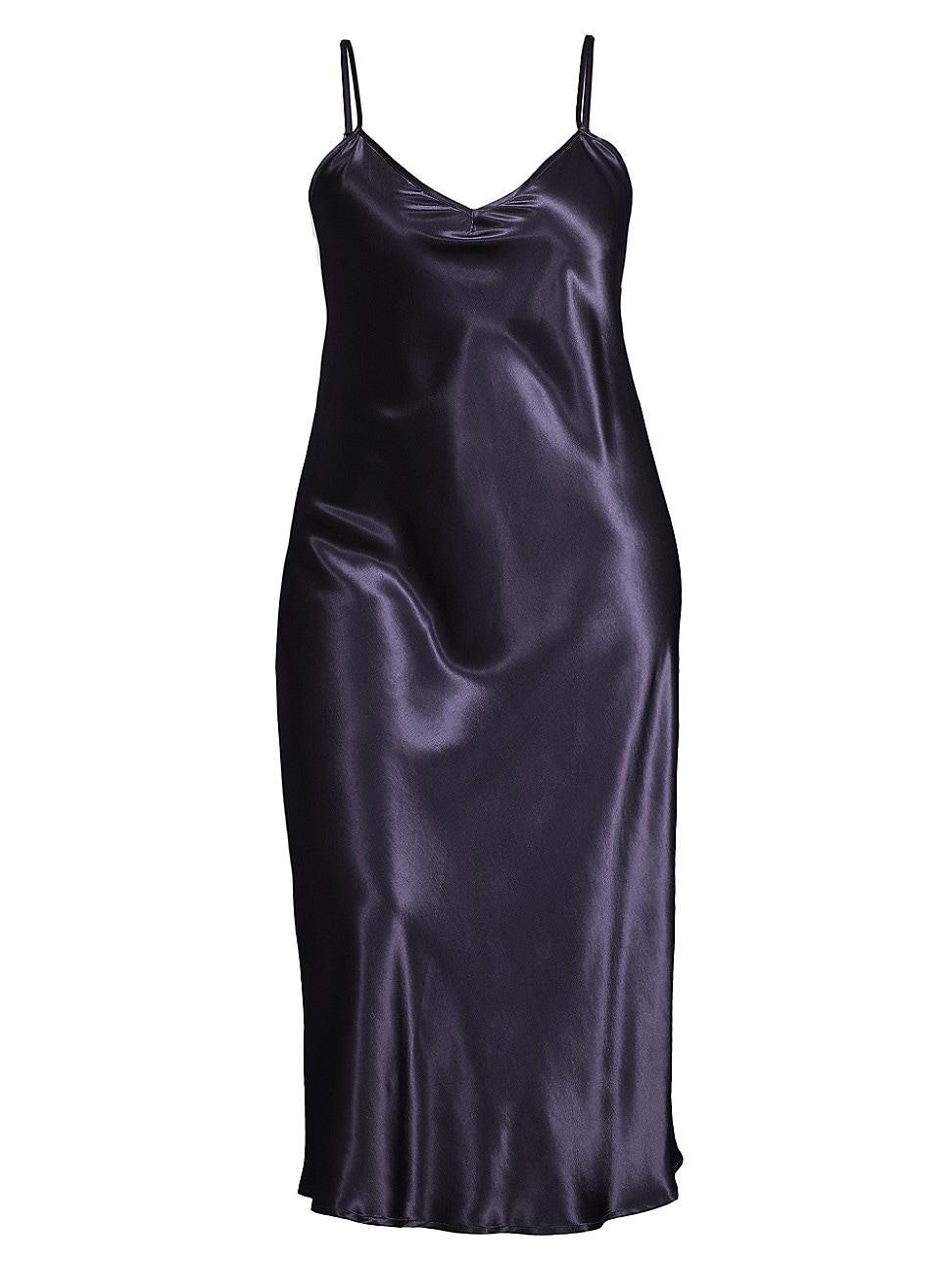 Womens Cabaret Satin Slip Midi Dress product image