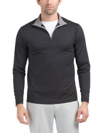 Quarter Zip Golf Pullover For Men Product Image