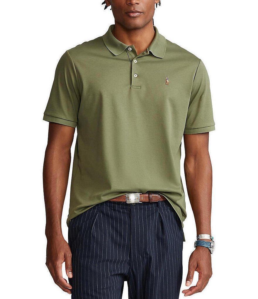 Polo Ralph Lauren Big & Tall Classic Fit Soft Cotton Multi-Colored Pony Polo Shirt Product Image