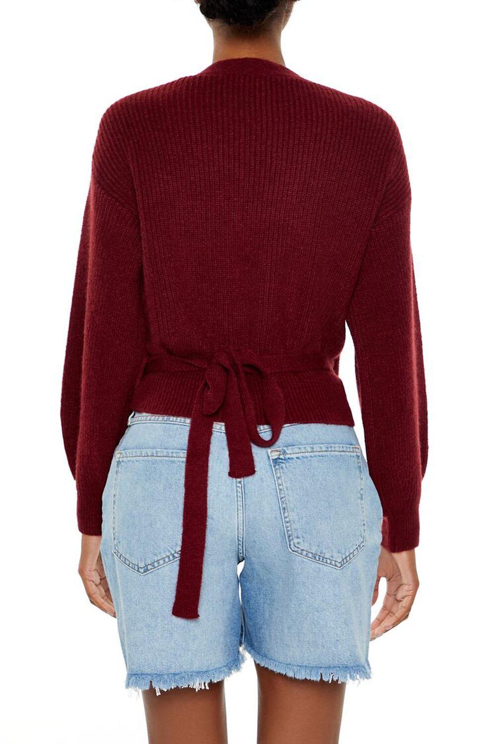 Drop-Sleeve Wrap Sweater | Forever 21 Product Image