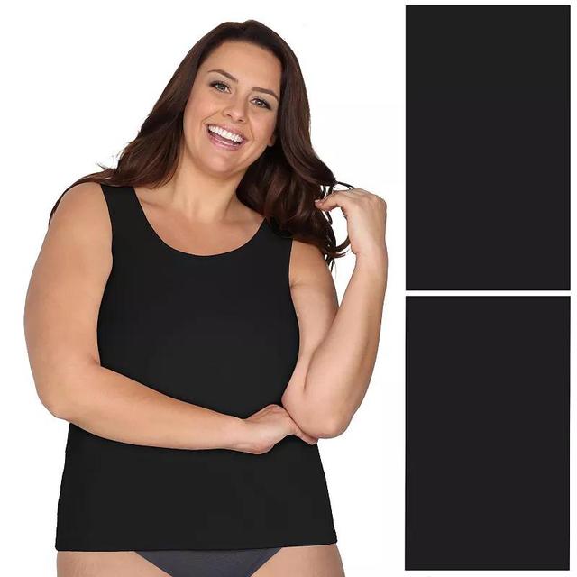 Plus Size Fruit of the Loom Fit for Me Tank Top, Womens Product Image