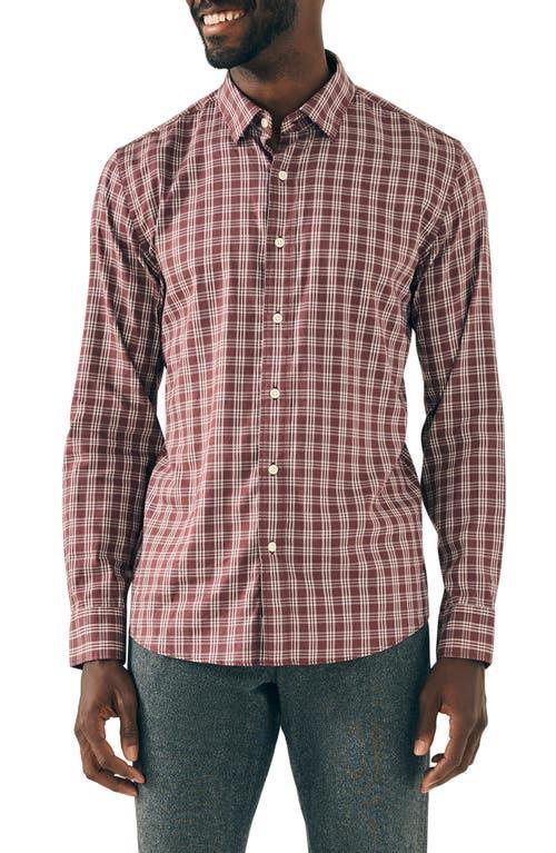 Faherty Movement Plaid Long Sleeve Woven Shirt Product Image