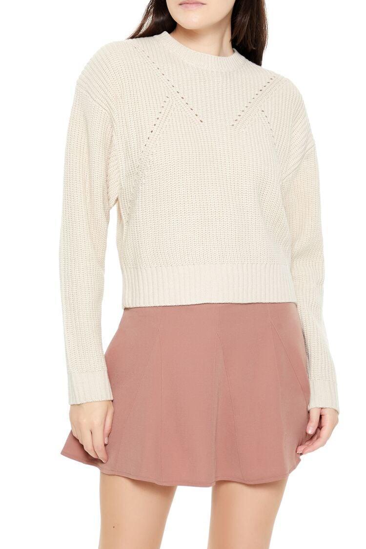 Pointelle Ribbed Knit Sweater | Forever 21 Product Image