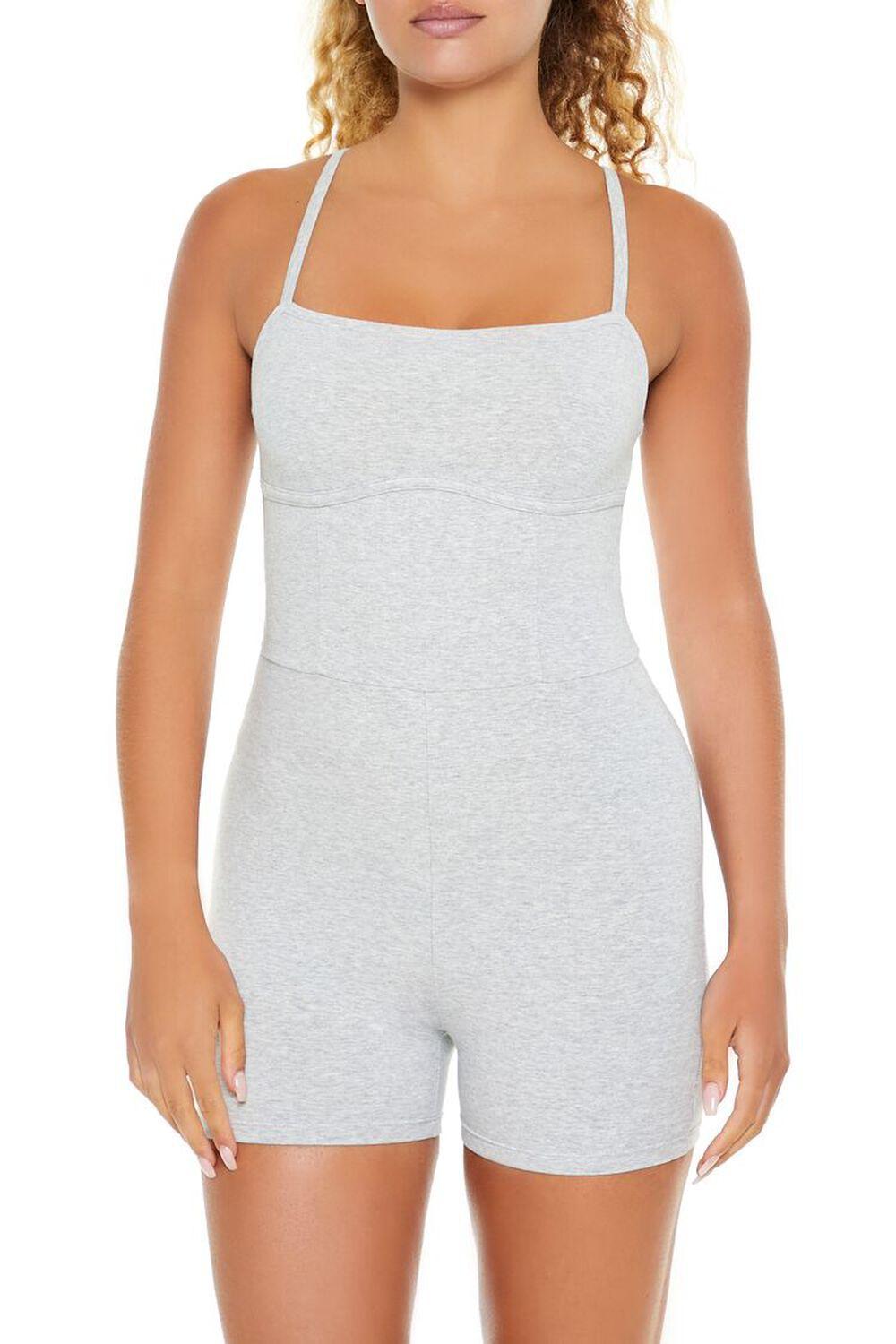 Active Fitted Cami Romper | Forever 21 Product Image