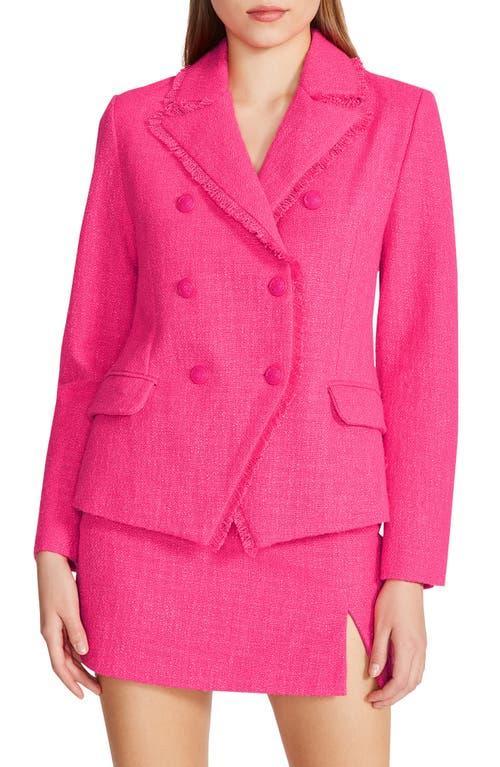 Steve Madden Naomi Double Breasted Tweed Blazer Product Image