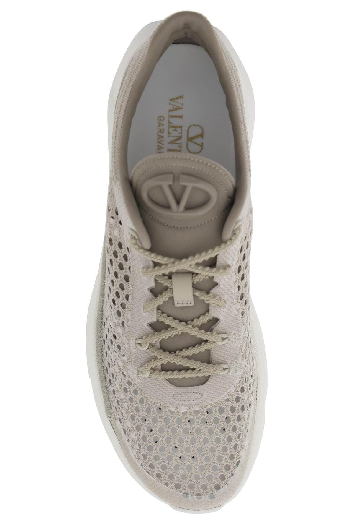 VALENTINO GARAVANI "true Actress Mesh Sneakers For In Gray Product Image