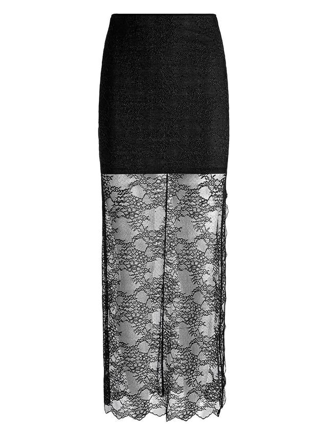 Womens Iyanna Stretch-Lace Midi-Skirt Product Image