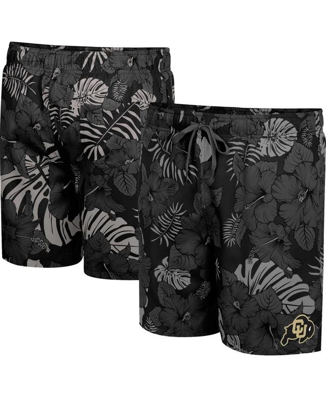 Mens Colosseum Black Colorado Buffaloes The Dude Swim Shorts Product Image