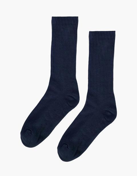 Organic Active Sock - Navy Blue Product Image