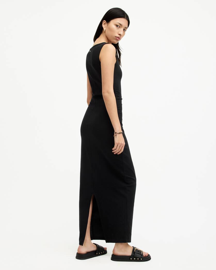 Katarina Boat Neck Slim Fit Maxi Dress Product Image