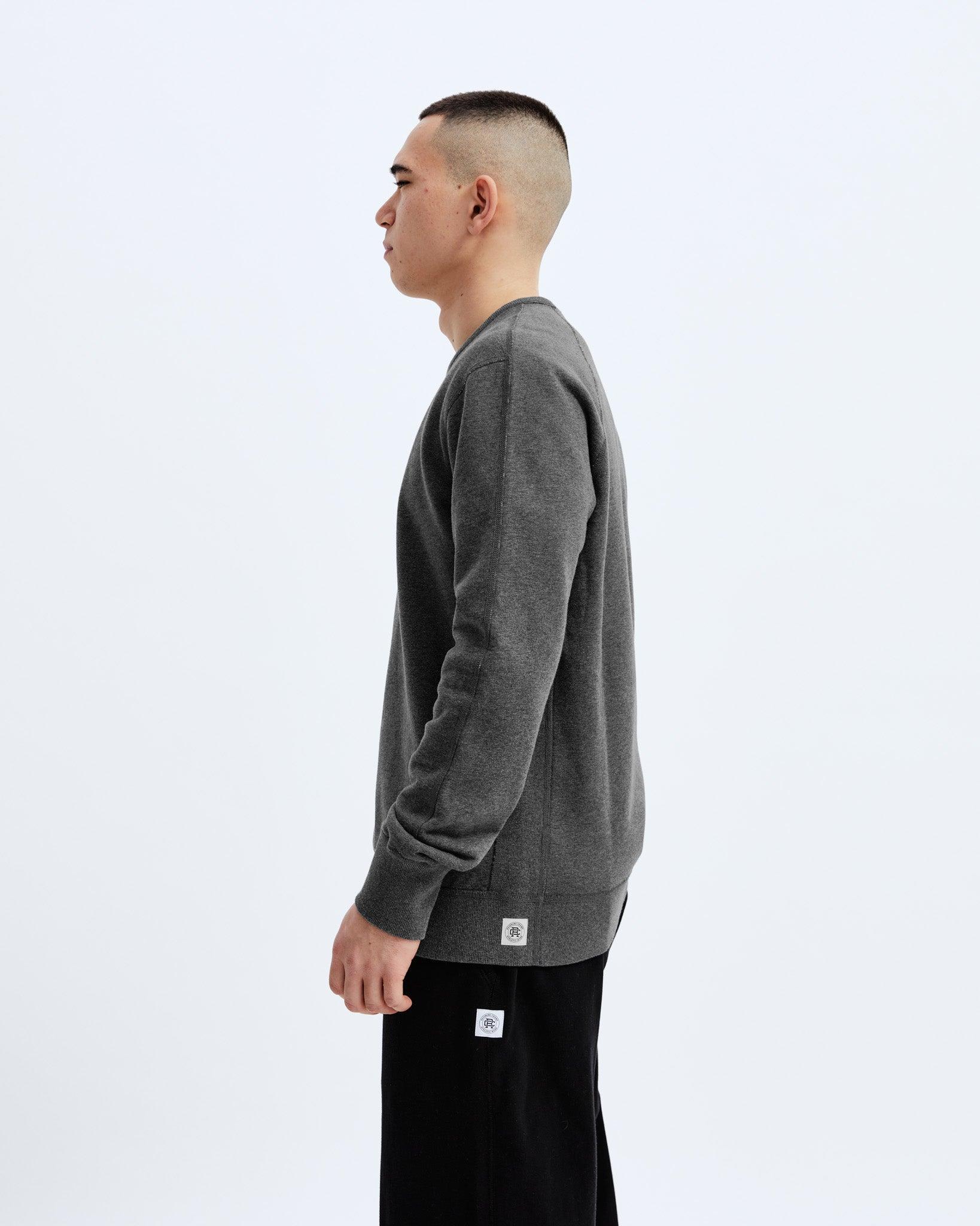 Midweight Terry Slim Crewneck Male Product Image