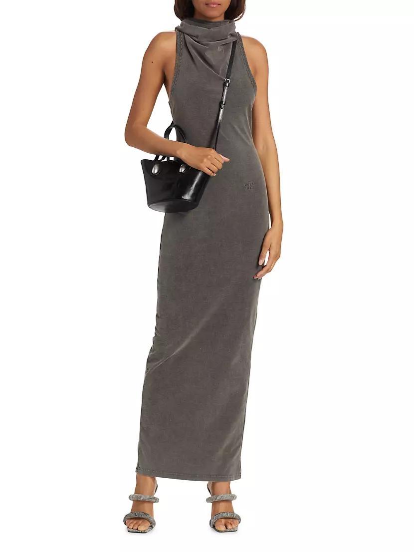 Cowlneck Racer-Back Maxi Dress Product Image