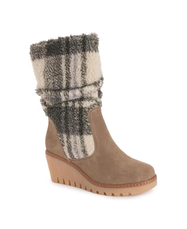 Muk Luks Womens Vermont Stowe Wedge Boots Product Image