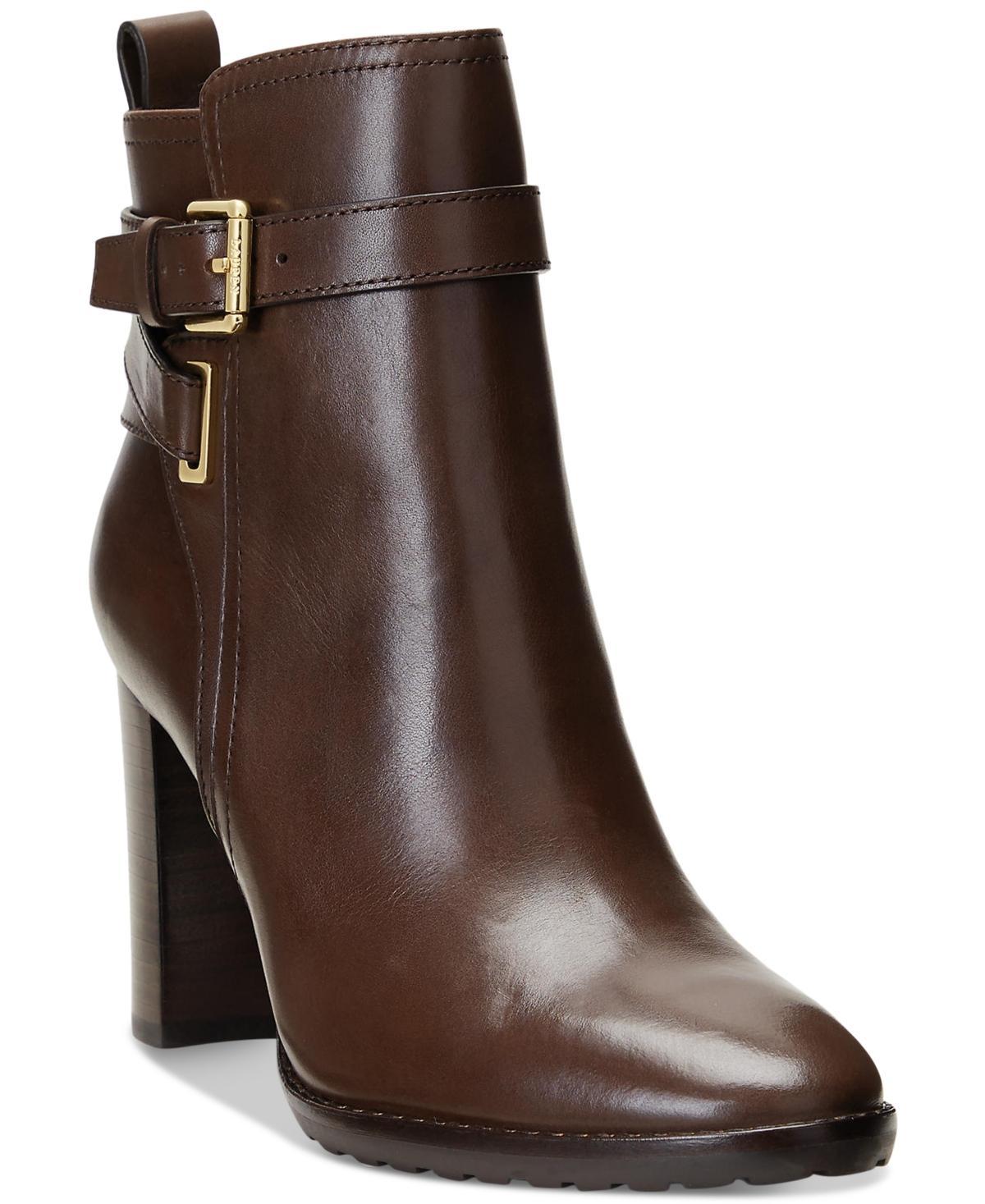 Lauren Ralph Lauren Madisyn Leather Booties Product Image