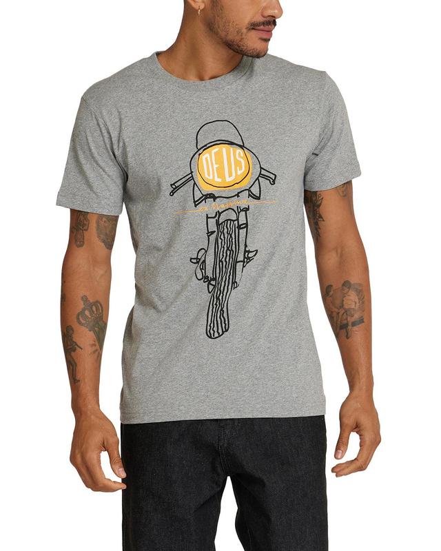 Frontal Matchless Tee - Grey Marle Product Image