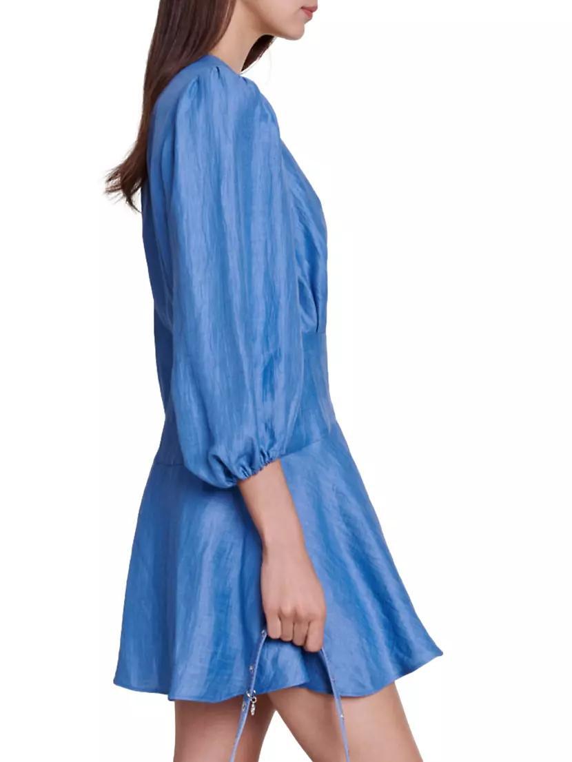 Linen Wrap Dress Product Image