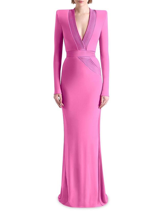 Womens Battle Lines The Heiress V-Neck Gown Product Image