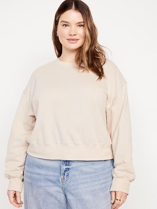 SoComfy Drop-Shoulder Crew-Neck Sweatshirt Product Image