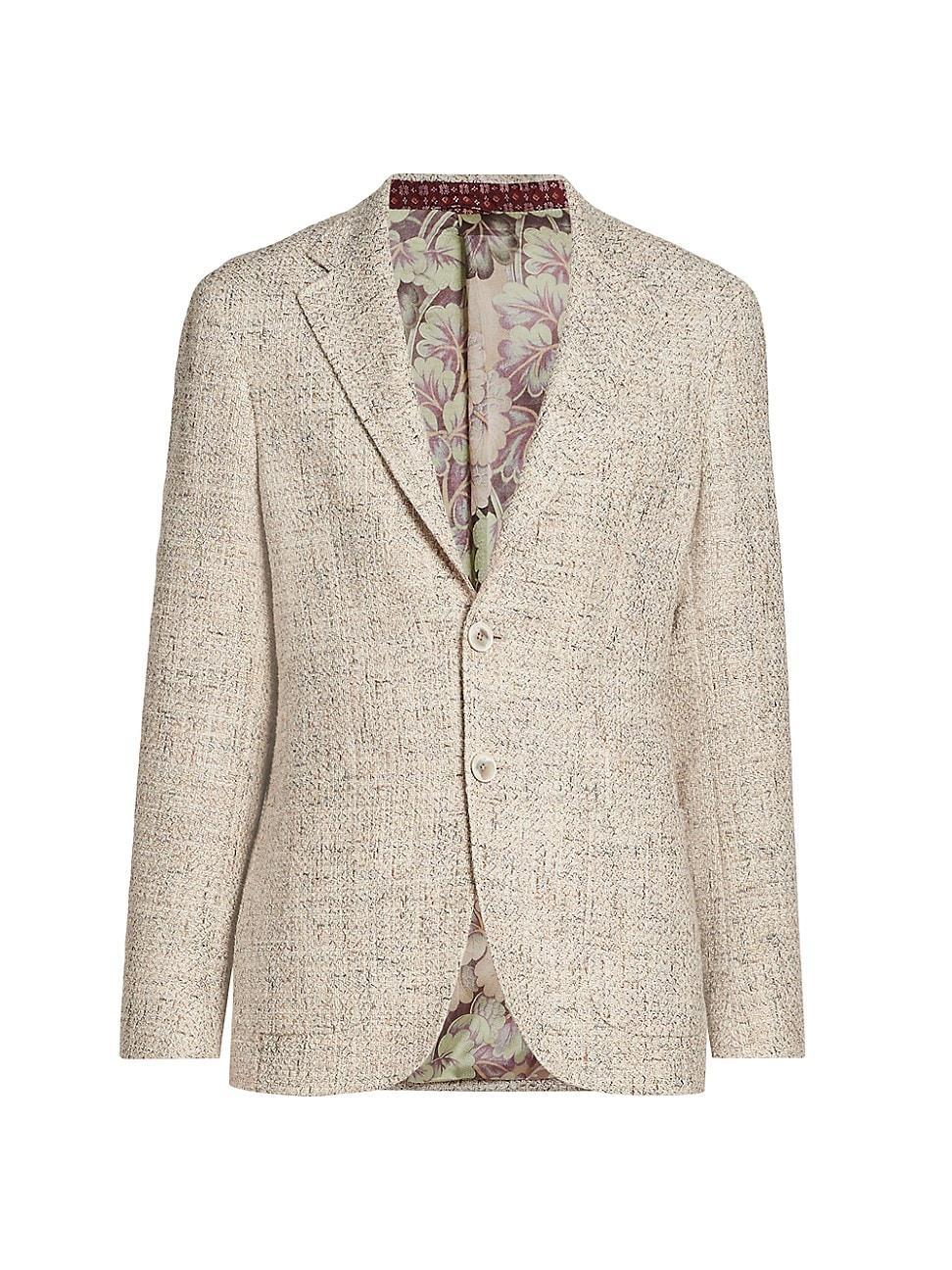 Mens Textured Tweed Jacket Product Image