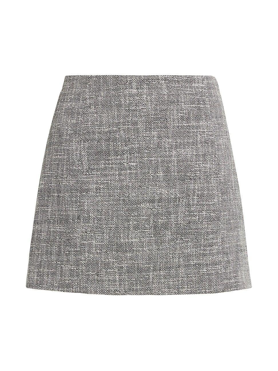 Theory Tweed Mini Skirt Product Image