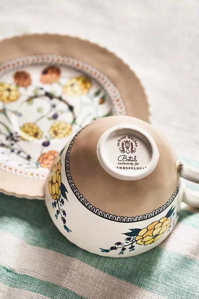 Turkuaz Kitchen Posy Teacup and Saucer Set Product Image