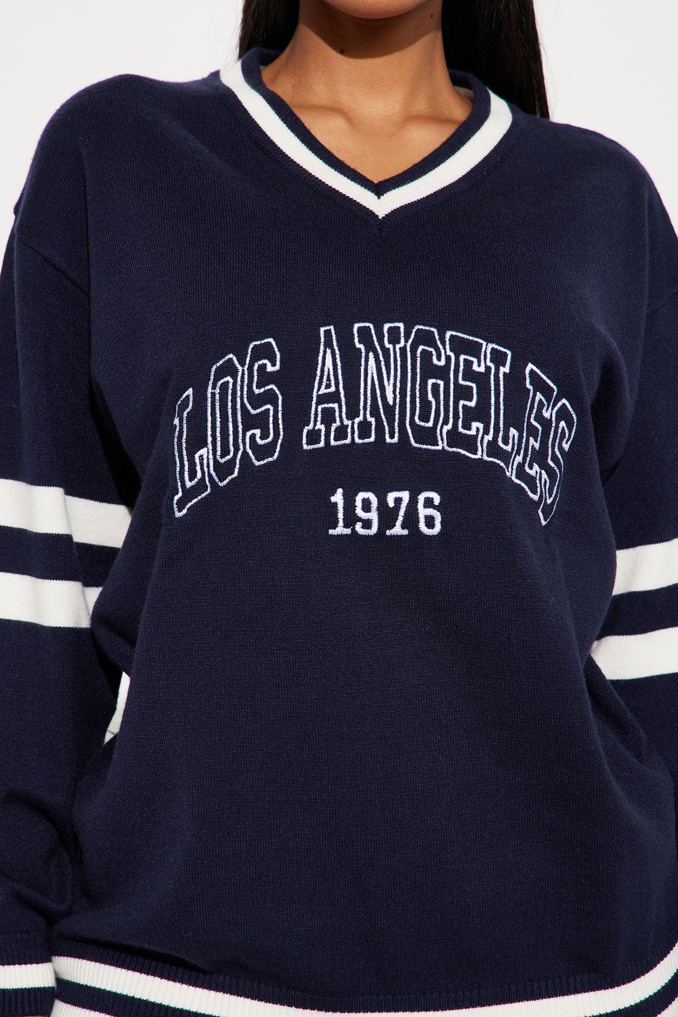 Los Angeles 1976 Varsity Sweater - Navy/combo Product Image