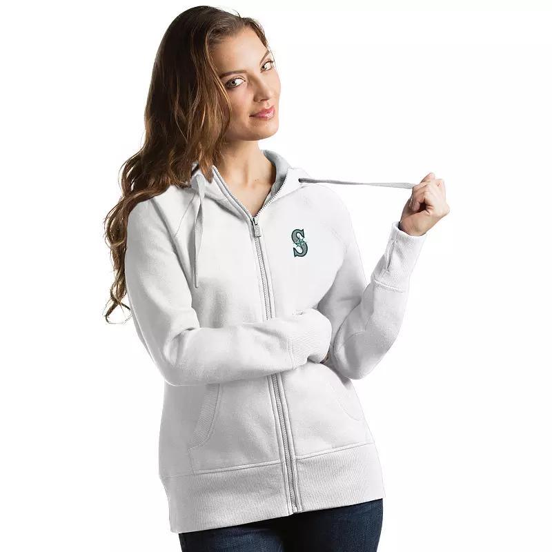 Womens Antigua Seattle Mariners Victory Full-Zip Hoodie Product Image