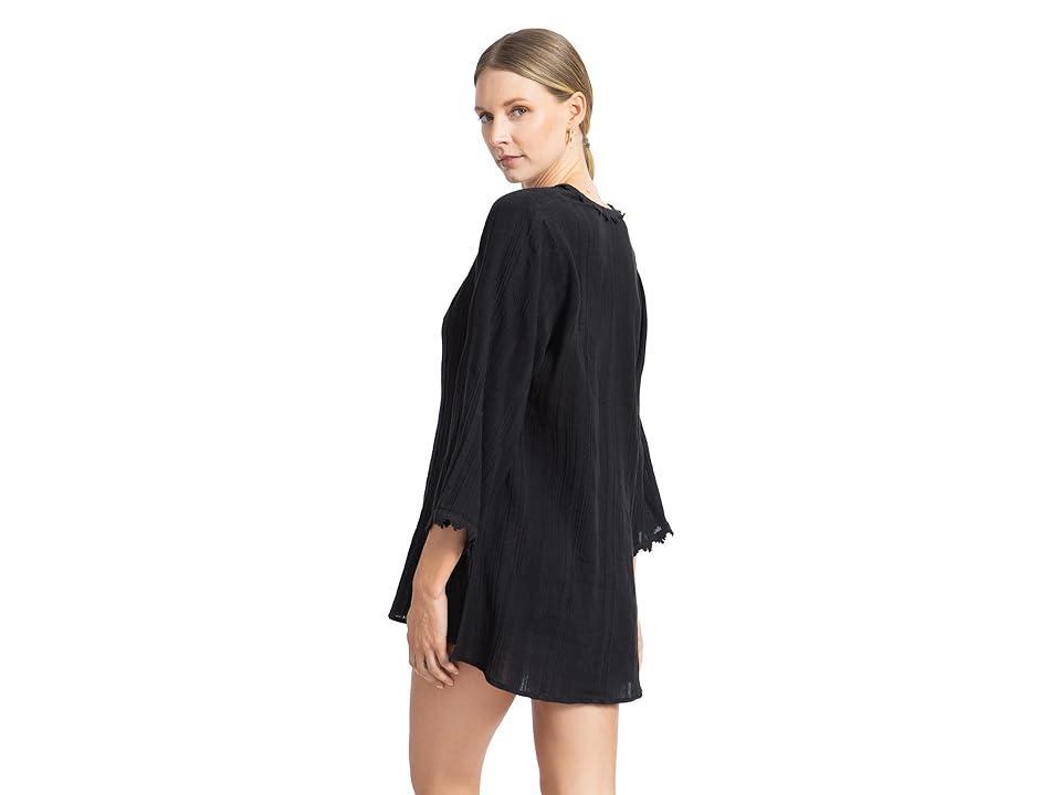 Robin Piccone Jo Lace Trim Cover-Up Tunic Product Image