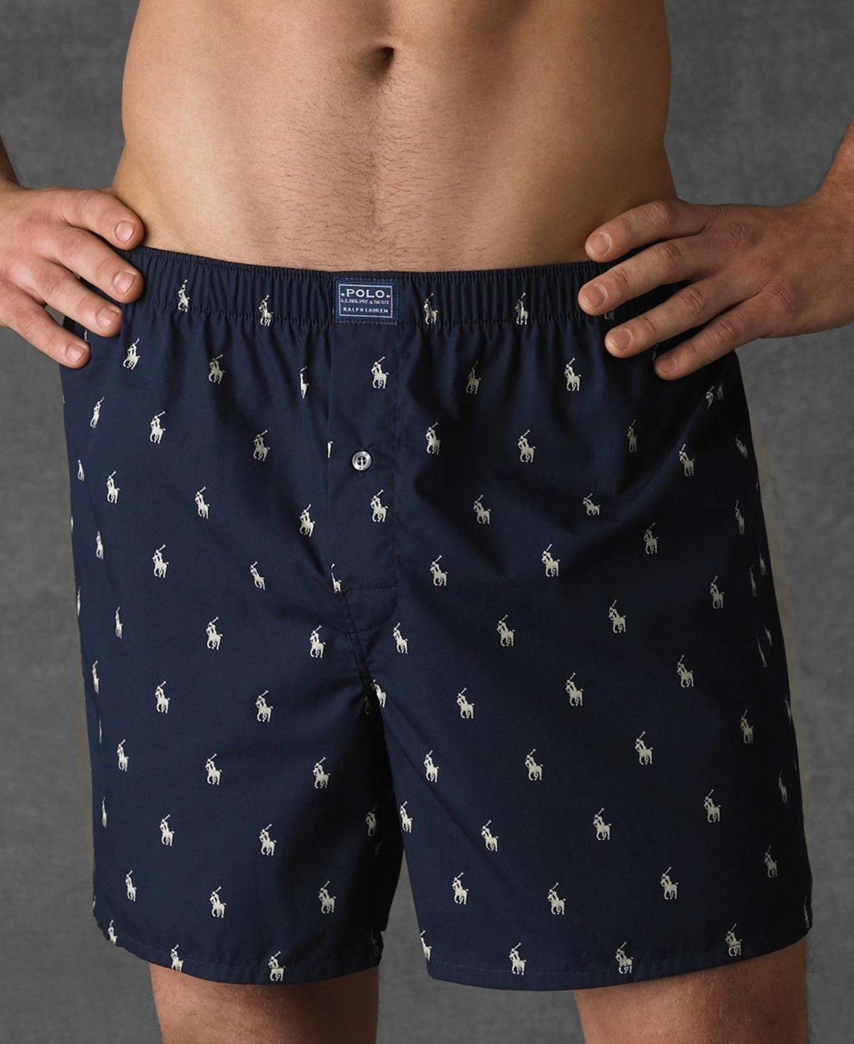 Polo Ralph Lauren Polo Player Woven Boxers Product Image