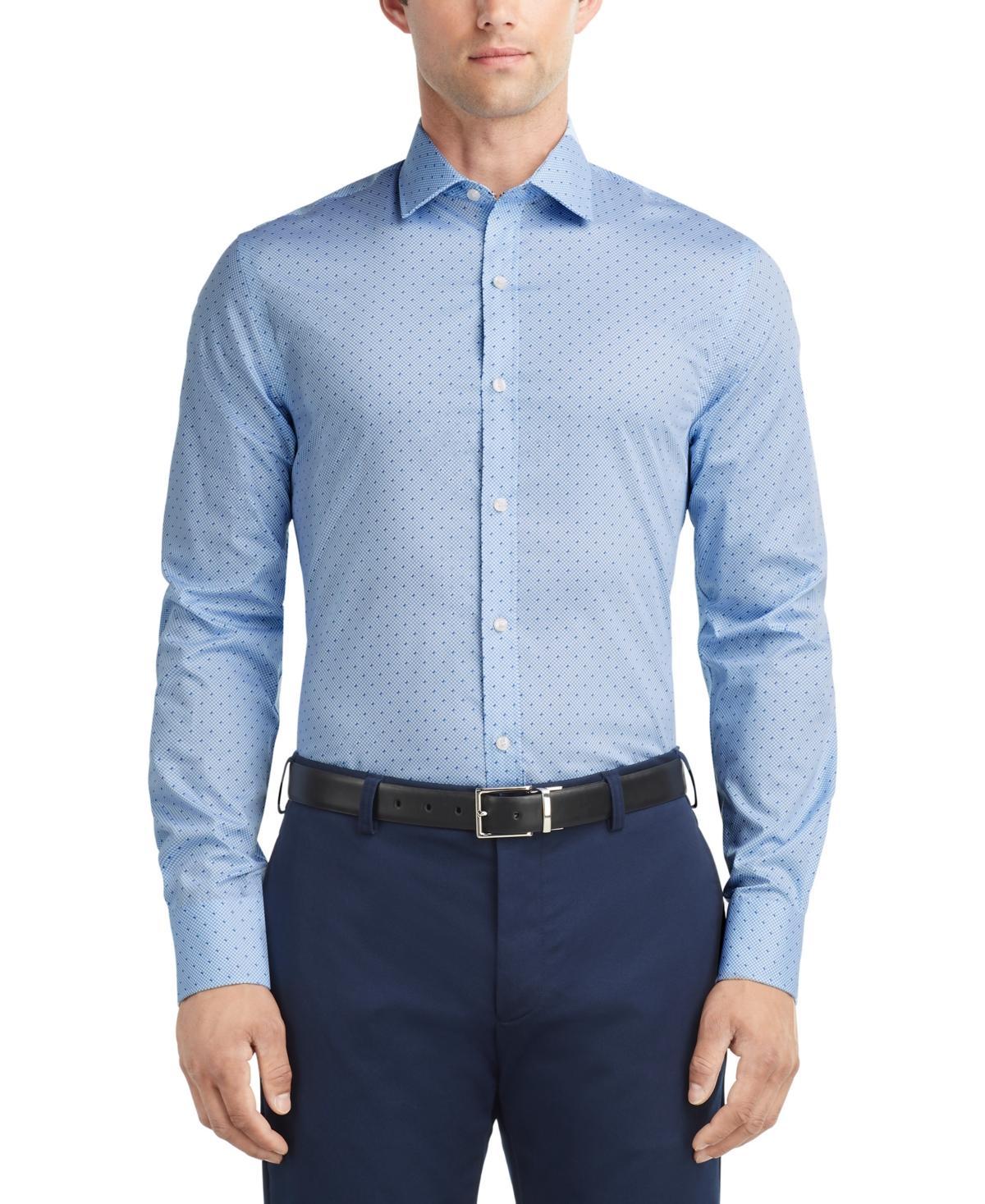 Tommy Hilfiger Mens Slim-Fit Wrinkle-Free Stretch Twill Dress Shirt Product Image